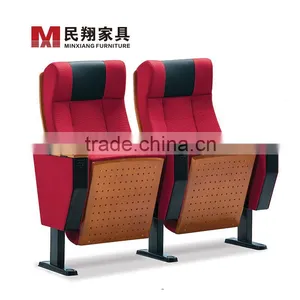 Cheap Church Seat Office Cover Fabric Folding Stacking Auditorium Home Theatre Seating Meeting Hall Chair thumbnail-1