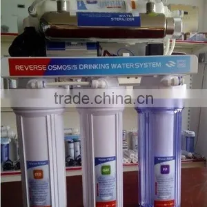 6 Stage Home Pure Water Filter Drinking Water Treatment Plant With 3.2G Plastic Tank & Goose-Neck Drinking Faucet thumbnail-3