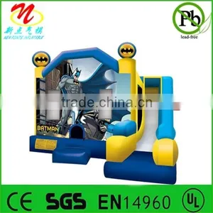 Inflatable Batman Bouncy Combo, Inflatable Bounce House, Batman Bouncers thumbnail-1