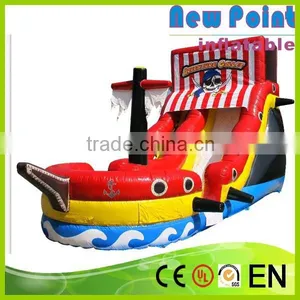 New Point PVC Trampoline Children Inflatable Dry Slide thumbnail-1