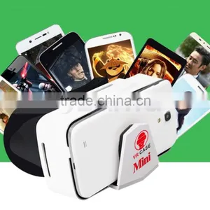 Cheap 3D VR Headset Virtual Reality Personalized VR Mini Cute Glasses Case For IPhone 6S Plus Galaxy S6 S7 Edge thumbnail-4