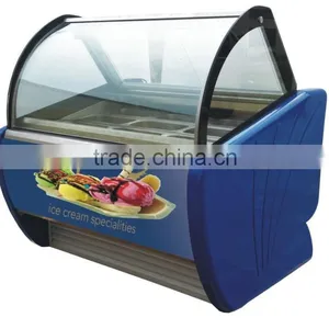 Hot Selling Ice Cream Display Equipment BKN-B1-1600 for Gelato Shop thumbnail-1