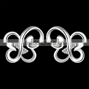 2015 New Wholesale Brass Silver Plated Earring Jewelry thumbnail-2