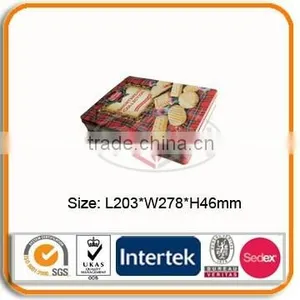 Rectangular Tin Box/Cookie Tin/Tin Boxes Wholesale thumbnail-1