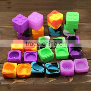 Square 9ml Silicone Container Bho Extracts Silicone Dab Jar Silicone Oil Container thumbnail-6