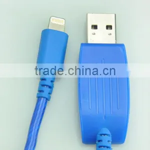 2015 Hot Selling Micro USB Data Cable With LED Light for Iphone/Ipad thumbnail-5
