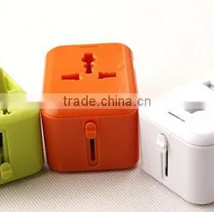 (110126) Universal Travel Adapter With Usb Charger,promotional Adapter,usb Travel Adapter thumbnail-5