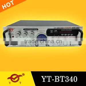 Professional Amplifier 2 Channels Bluetooth Speaker YT-BT340 thumbnail-1