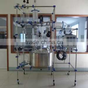 Special Glass Distillation Reaction System, Glass Reactor, Glass Tank thumbnail-1