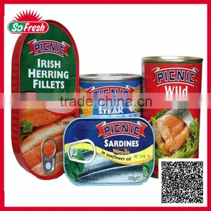 Canned Mackerel Fillets Canned Salmon Chunk or Fillets thumbnail-1