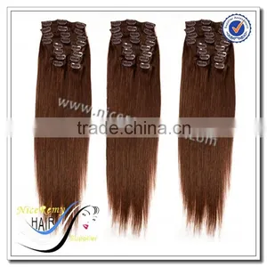 New Selling Factory Price High Quality 30 Inch Human Hair Extensions Clip in 100% Human Hair Best Selling thumbnail-5