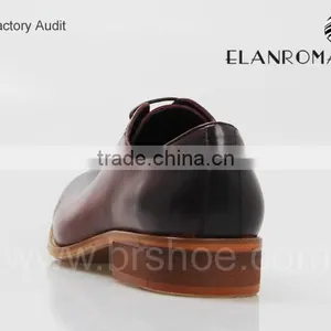 Custom England Style Genuine Cow Leather Oxford Mature Tan Men Dress Shoes thumbnail-4