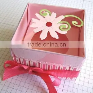 Pink Flower Cupcake Box thumbnail-1