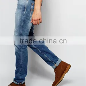 Cotton Men Denim Jean Color Fade Proof Men Jean OEM Service thumbnail-4