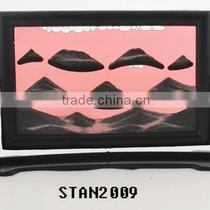 STAN2009-BR Moving Sand Art With Wooden Frame Sand Art thumbnail-1