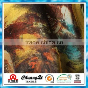 2016 Digital Fabric Textile 100% Polyester Silk Chiffon Printed Fabric Wholesale Quality Choice thumbnail-3