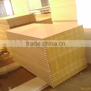 Factory Price Fireproof Rockwool Sandwich Panel, Insulated Sandwich Panels, Wall Sandwich Panel With Good Quality Quality Choice thumbnail-1