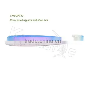 CHSOFT30 Dropshipping Quality and Popular Shad Fishing Lure Soft Bait Paddle Tail thumbnail-1