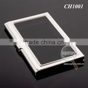 Promotional Aristocratic Family 100% Real Carbon Fiber Stainless Steel Metal Carbon Fiber Card Holder thumbnail-3