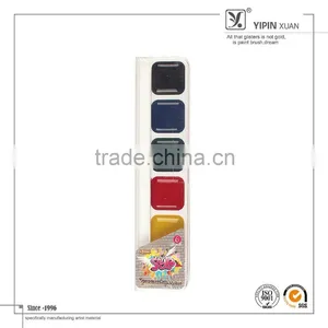 Best Quality Cheap 6Colors Dry Water Color Paint Set In Stock thumbnail-1