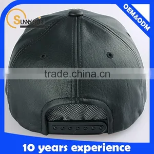 Custom Blank Snapback Cap With Leather Brim Flip Brim Snapback Cap thumbnail-4