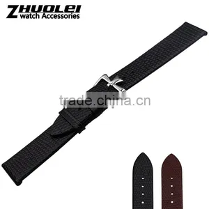 18|20mm High Quality Leather Strap Watch Band With Stainless Steel Buckle Wholesale 3PCS thumbnail-5