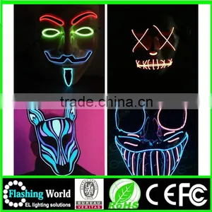 Usa Flashing COSPLAY Merry Christmas Custom Cool Masquerade Masks thumbnail-5