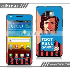 Mobile Phone Carbon Fiber Vinyl Sticker for Samsung I9100 thumbnail-1