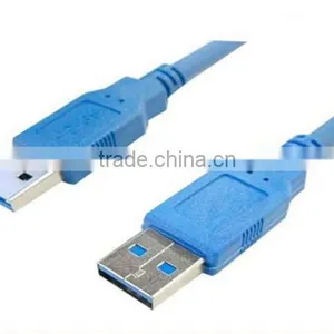 Flat USB 3.0 OTG Cable AM to AM Cable thumbnail-3