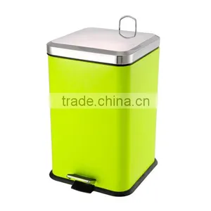 High Quality Quadrate Zinc Iron Outdoor Dustbin thumbnail-4
