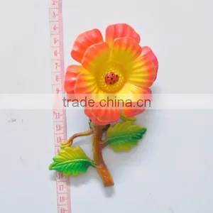 5 Inch Plastic Morning Glory Wedding Decoration Artificial Flower Freezer Magnet thumbnail-6