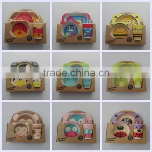 Eco Bamboo Fiber Kids Dinnerware Sets thumbnail-1