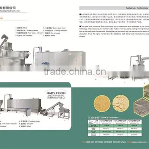 High Capacity Electric Baby Food Rice Powder Processing Line thumbnail-2