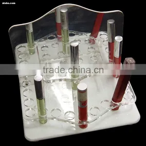 Popular Custom Design! Countertop Acrylic Wooden Cosmetic Display Stand With Experienced Factory Made thumbnail-4