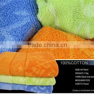 2015 New Design Wholesale Hygroscopic Cheap White Cotton Hand Towel Restaurant thumbnail-1