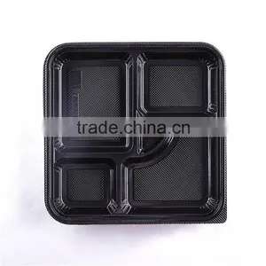 KW3-1103 Disposable Freezer Microwave Fast Food Lunch Box Container (264*264*48mm) thumbnail-4