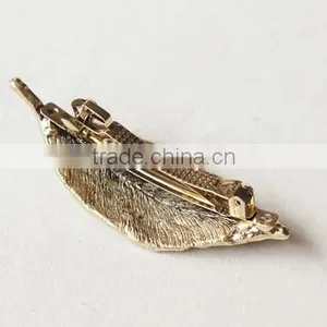 Euramerican Headwear Wholesale Alloy Hairpin,vintage Metal Leaf Barrettes Clip,women Hairpin Headdress Wholesale thumbnail-4