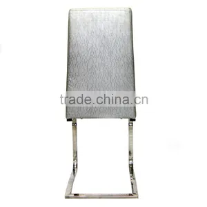 High Back Stainless Steel Dining Table and Chair Sets Modern thumbnail-4