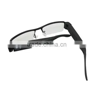 Factory Direct Black Video Recorder Webcam 720P Hidden Cam Glasses16gb thumbnail-1