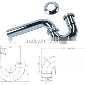 1-1/2" 25Gauge P-Trap ( Stainless Steel) thumbnail-1