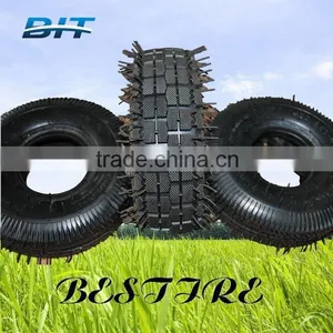 Tyre Tube 350-4/3.00-4 Rib Pattern Gardern Cart Tyre/wheelbarrow Tyre/ Wheel Barrow Tyre Tube/ Cart Tyre thumbnail-2