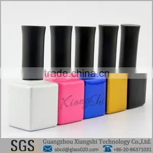 Square 15ml Gel Polish Empty Bottle With Long Black Cap thumbnail-3