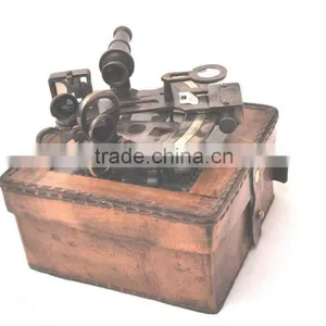 Brass Designing Sextant - Christmas Gift Sextant - Nautical Vintage Sextant With Box 1042 thumbnail-3