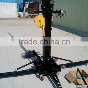 Heavy Duty 250kg up to 5.5m Crank up Tower Mobile Light Truss Lift Tower With Wheel thumbnail-3