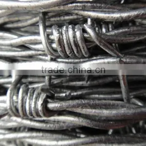 Flat Wire Type Pvc Coating Barbed Wire Price per Roll thumbnail-1