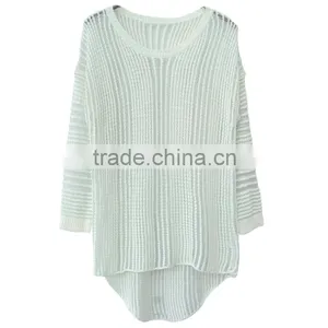 Women Fashion Knitted Sweater With High Quality thumbnail-1