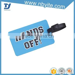 2016 Cheap Bright Colorful Plastic Luggage Tag Custom Soft PVC Luggage Tag thumbnail-6