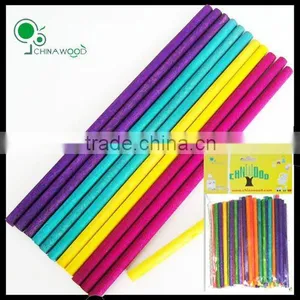 Colored Birch Wood Round Sticks Wholesaler thumbnail-1