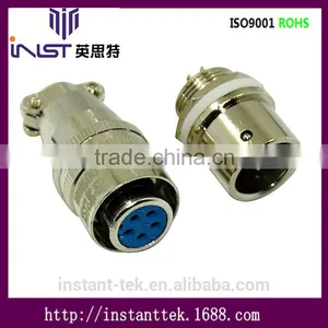 INST XS 12pin Metal Srcew Waterproof Airplug Connector thumbnail-1