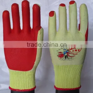 China Factory Wholesale Work Red Rubber Gloves thumbnail-1